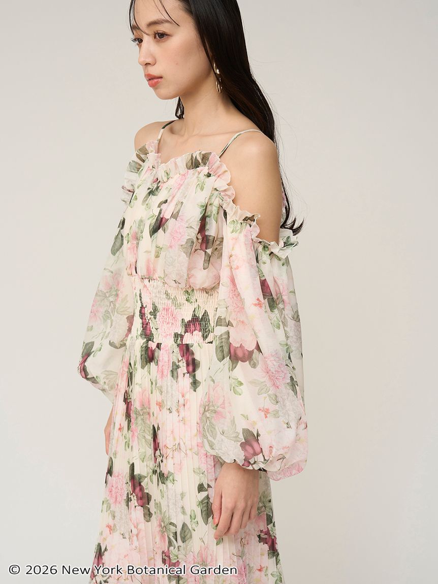 SNIDEL「NYBG ギャザープリーツワンピース」|ワンピース|