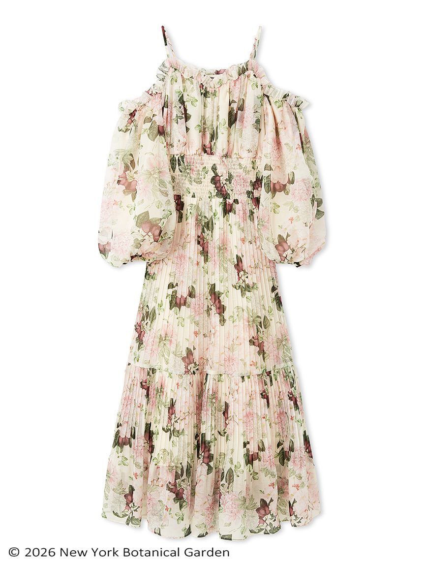 SNIDEL「NYBG ギャザープリーツワンピース」|ワンピース|