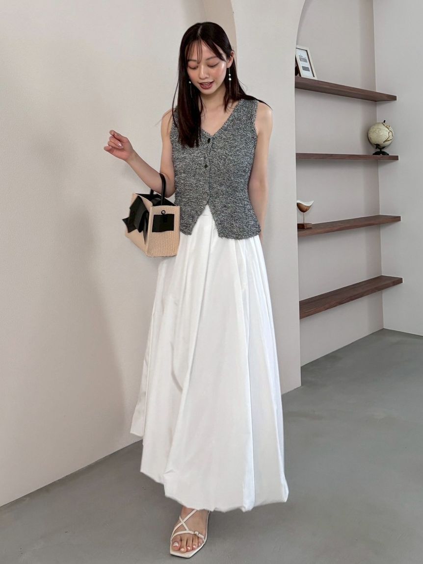 FRAY I.D「タックロングバルーンスカート」|スカート|