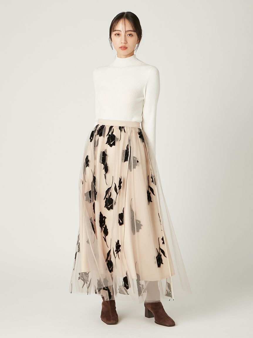 FRAY I.D「ローズチュールスカート」|スカート|