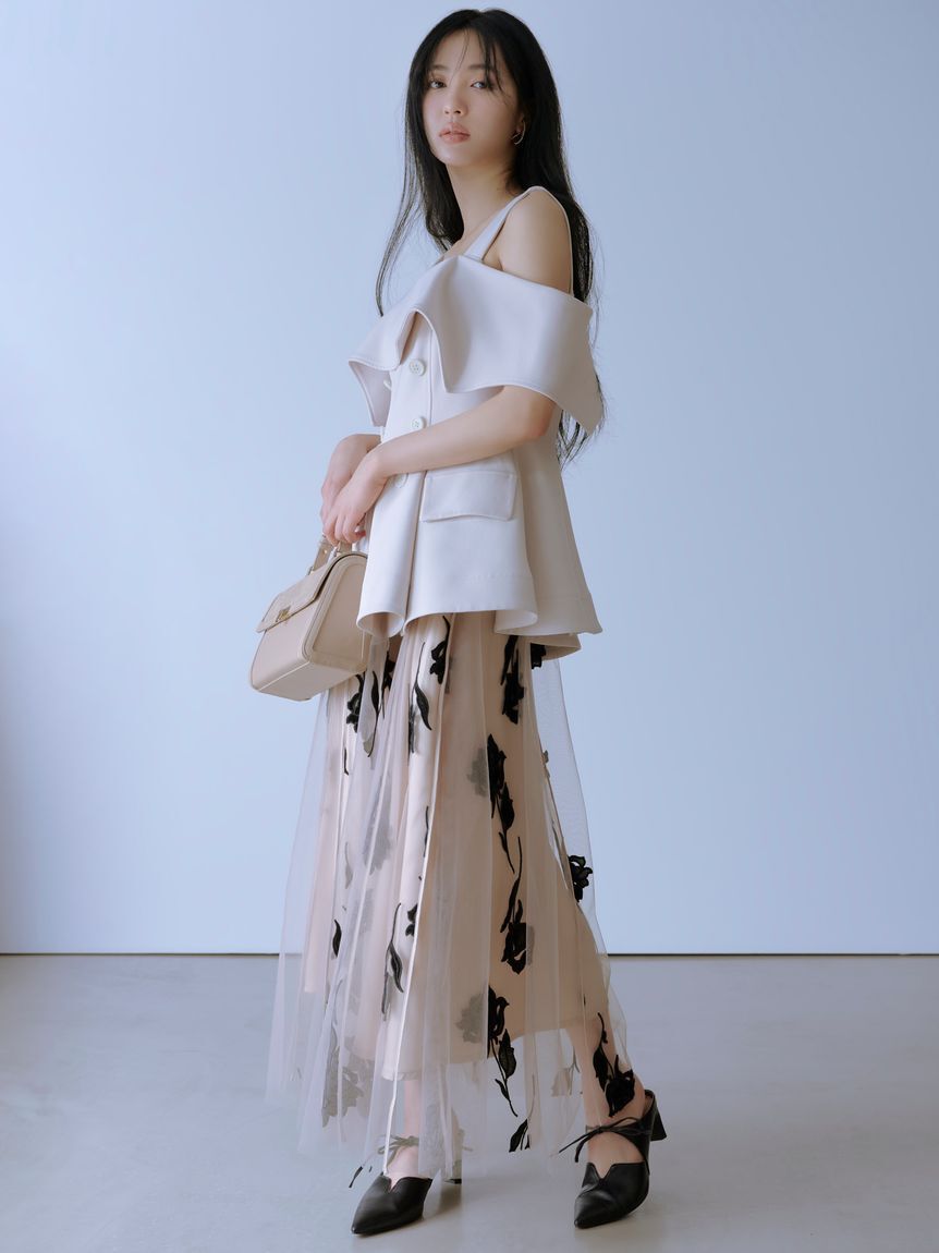 FRAY I.D「ローズチュールスカート」|スカート|