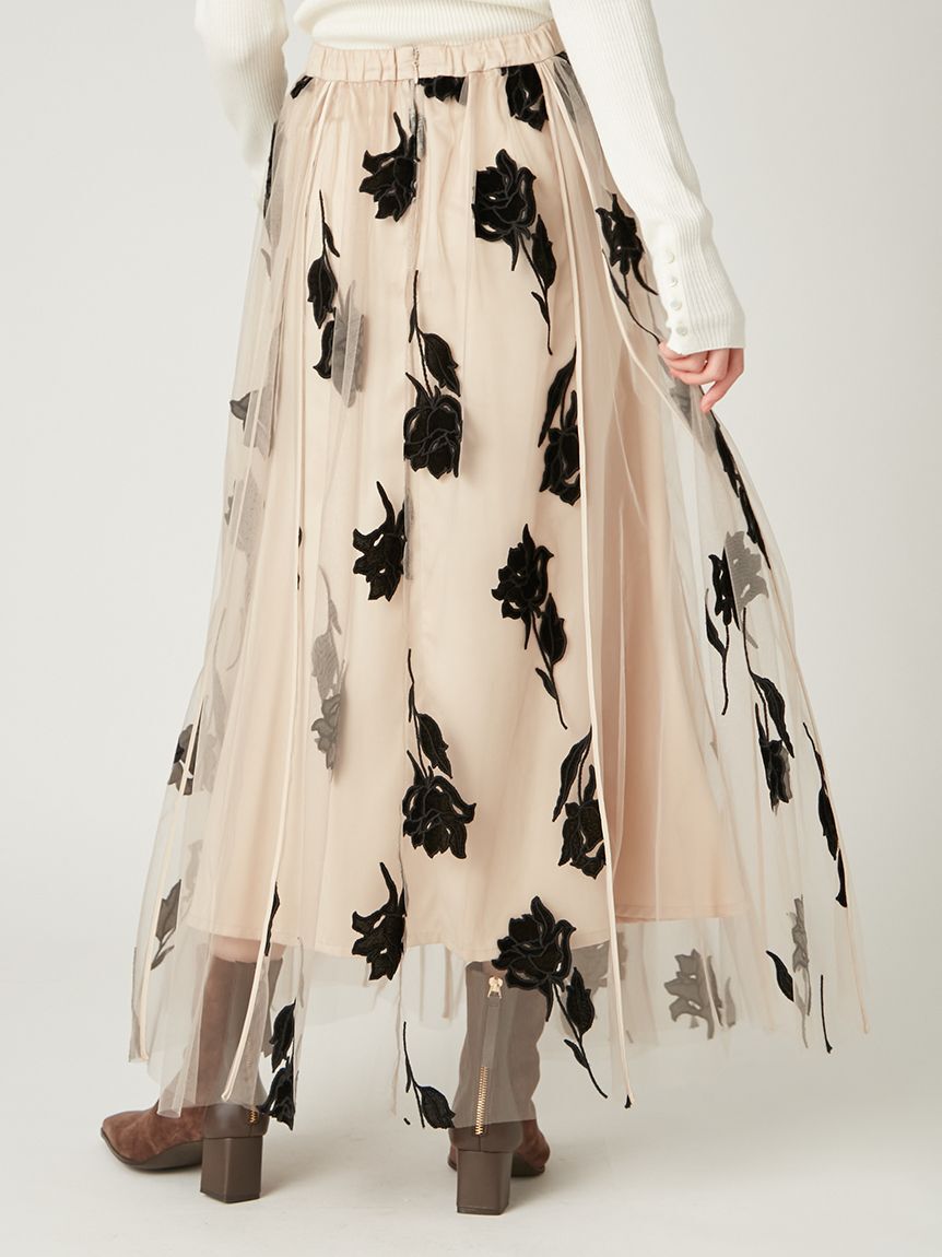 FRAY I.D「ローズチュールスカート」|スカート|
