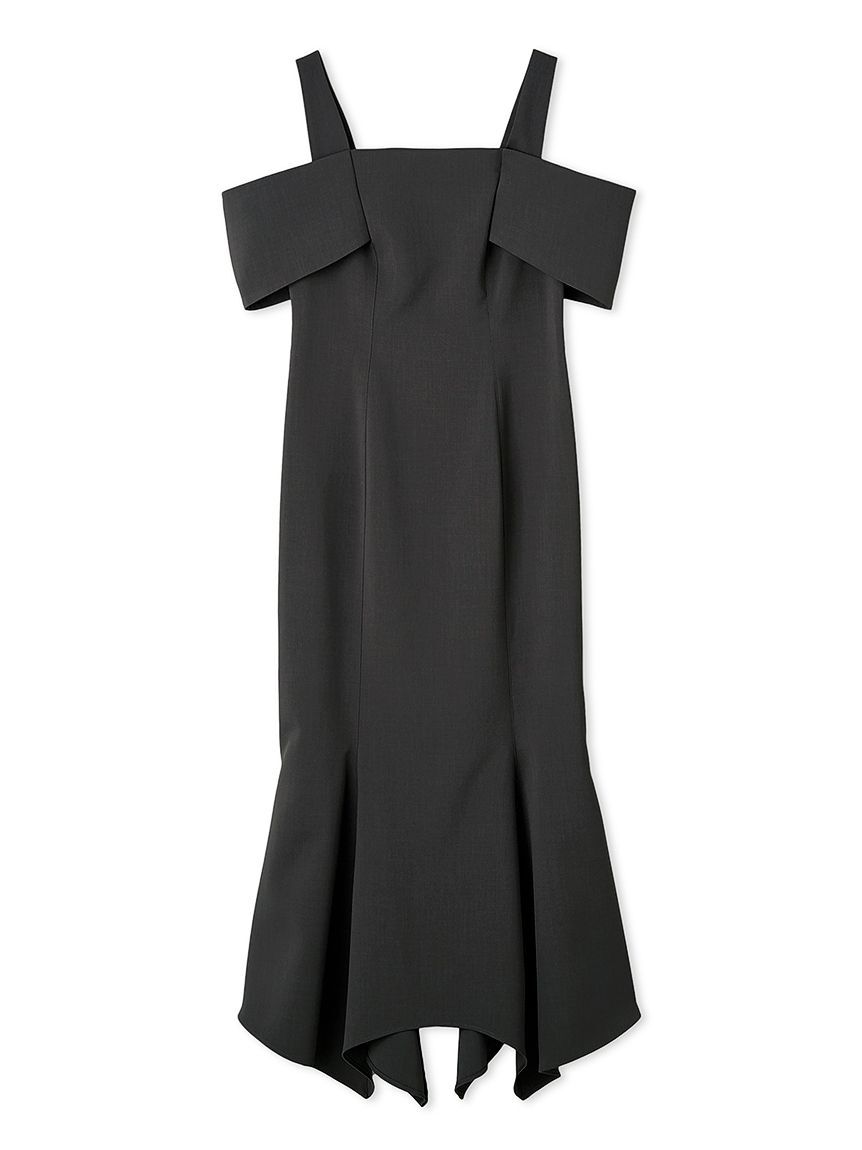 FRAY I.D「オフショルアシメマーメイドドレス」|ドレス|GRY