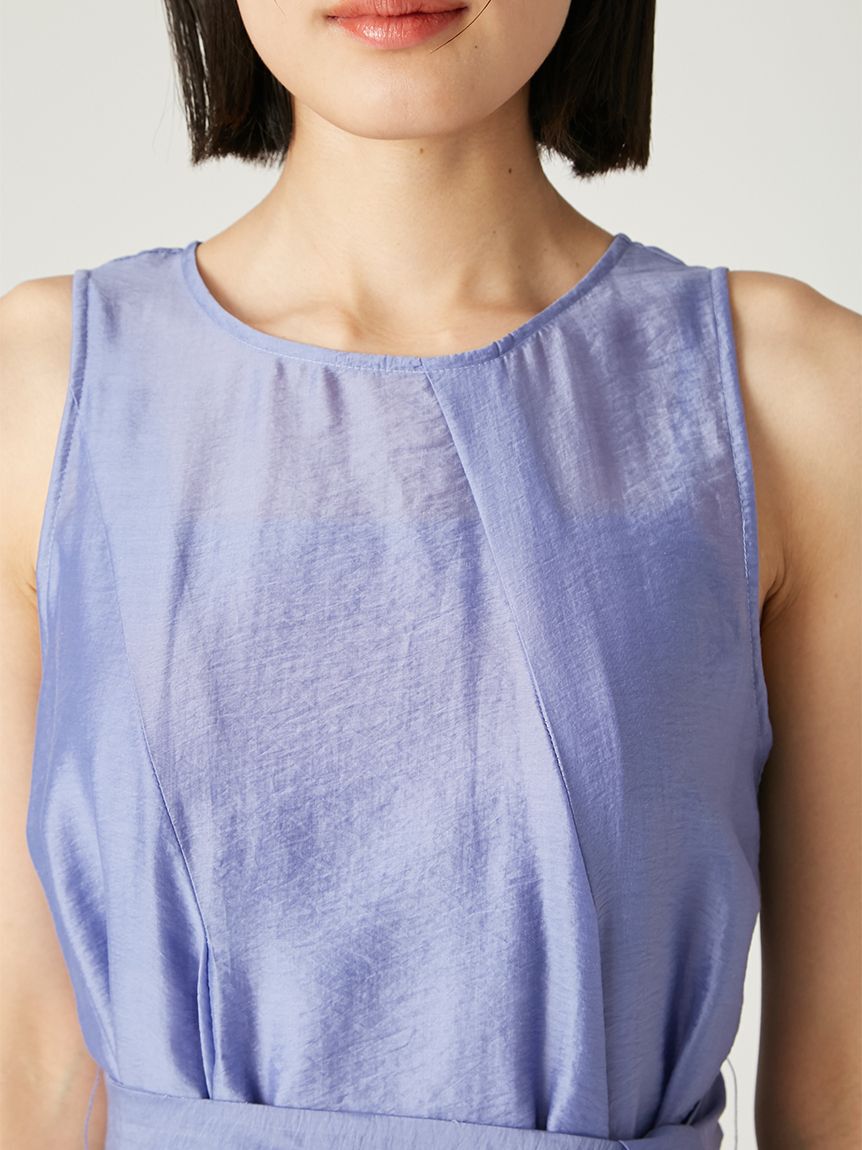 FRAY I.D「セミシアークリアラインワンピース」|ワンピース|