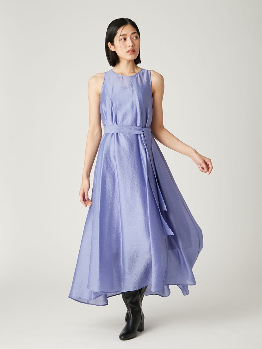 FRAY I.D「セミシアークリアラインワンピース」|ワンピース|