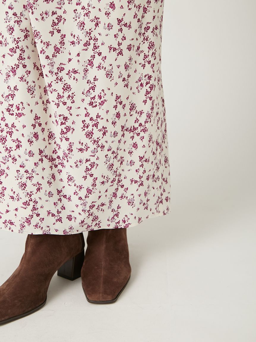 FRAY I.D「【00サイズ】スクエアネックプリントワンピース」|ワンピース|