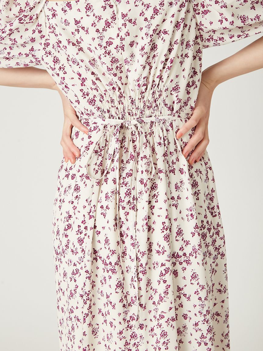 FRAY I.D「【00サイズ】スクエアネックプリントワンピース」|ワンピース|