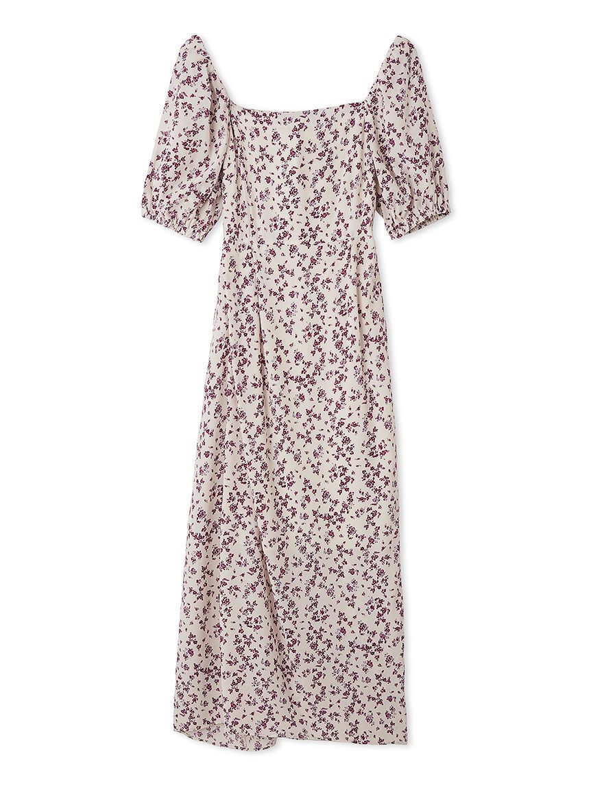 FRAY I.D「【00サイズ】スクエアネックプリントワンピース」|ワンピース|