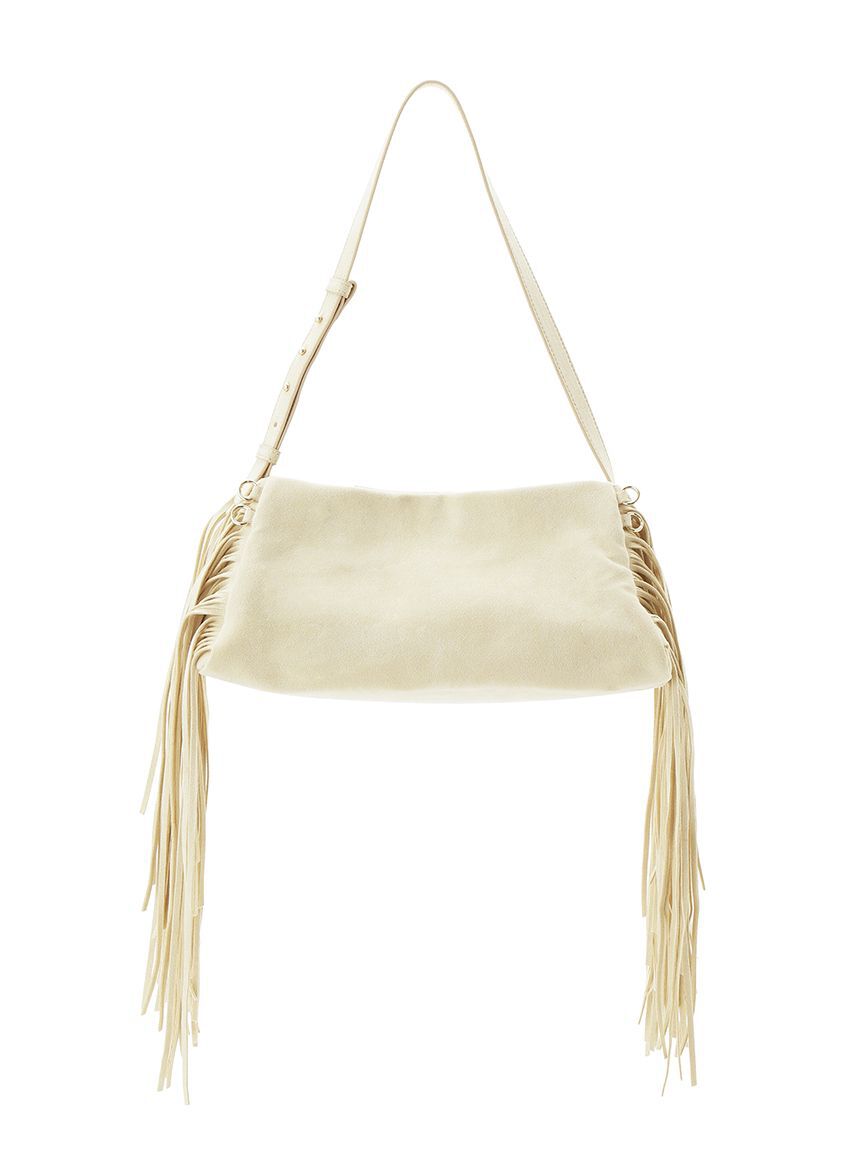 FRAY I.D「フリンジスラウチバッグ」|ハンドバッグ|