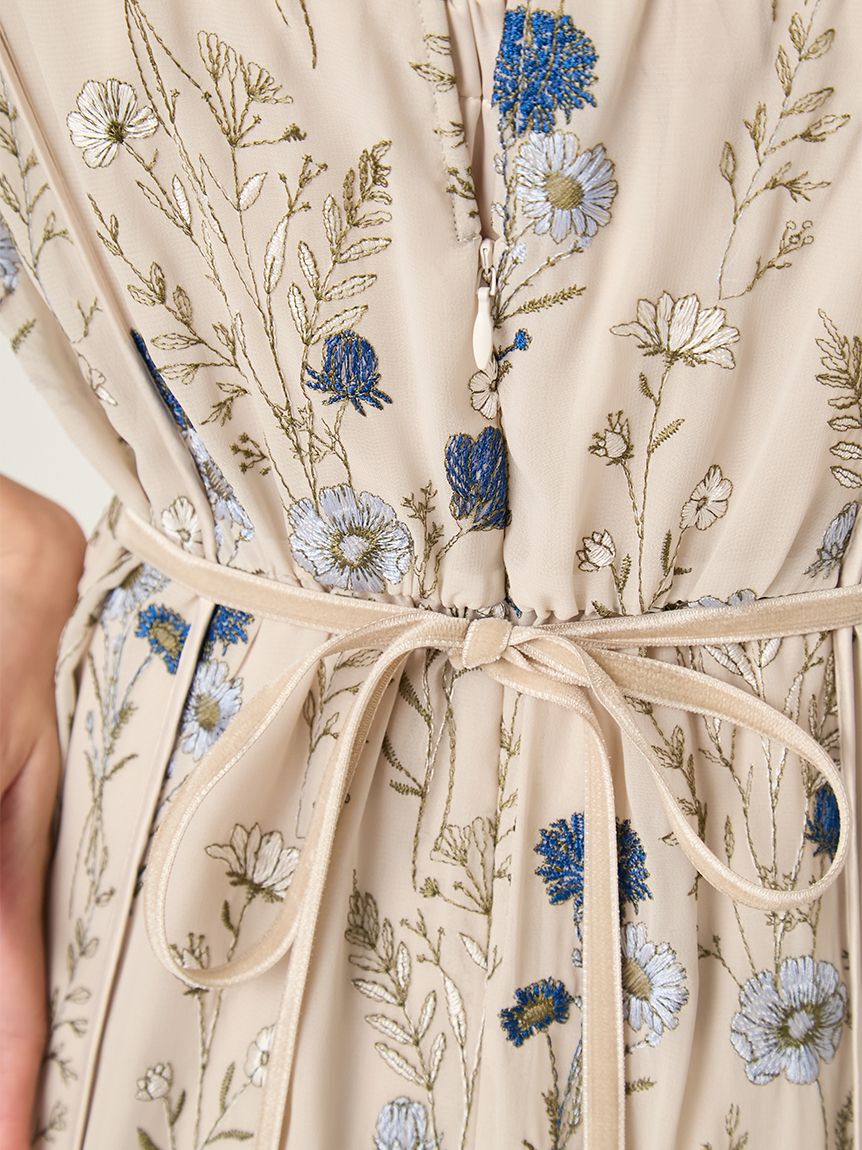 FRAY I.D「ボタニカルエンブロイダリードレス」|ドレス|