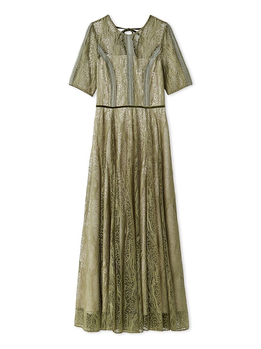 FRAY I.D「フローイングドットエンブロイダリードレス」|ドレス|KKI