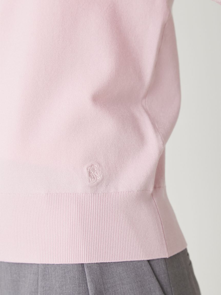 FRAY I.D「シルクブレンドクルーネック金釦ニットカーディガン／ウォッシャブル」|カーディガン|