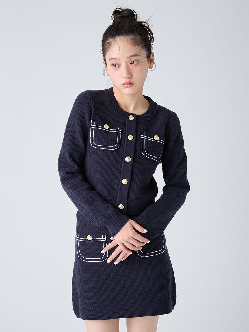 LILY BROWN「コットンニットミニスカート」|スカート|