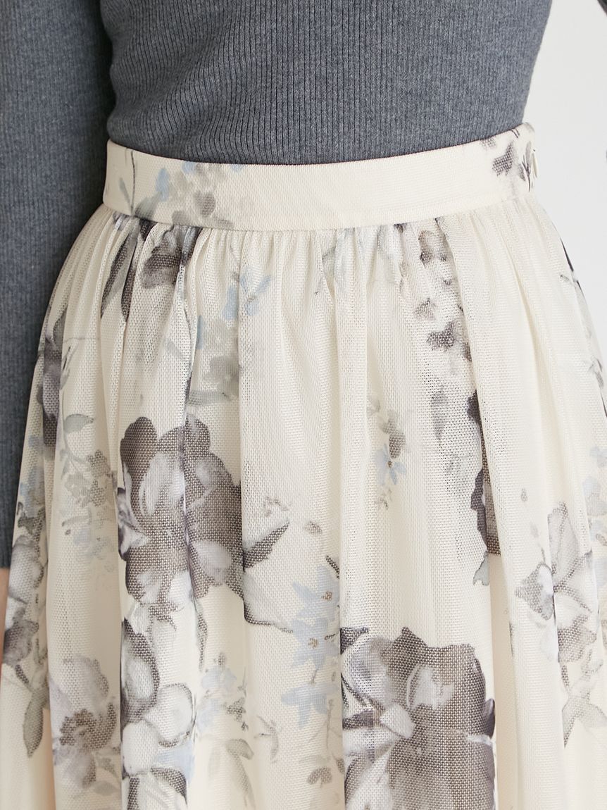 CELFORD「フラワープリントボリュームスカート」|スカート|