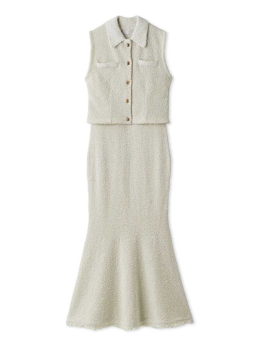 CELFORD「メタルボタンジレニットセットアップ」|ワンピース|