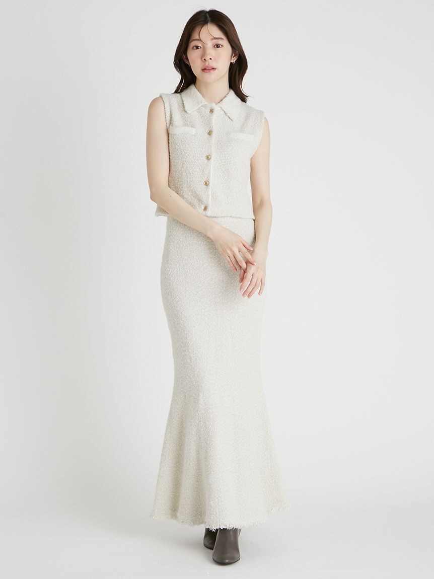 CELFORD「メタルボタンジレニットセットアップ」|ワンピース|