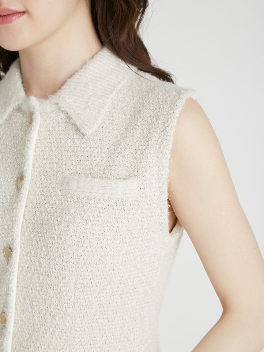 CELFORD「メタルボタンジレニットセットアップ」|ワンピース|