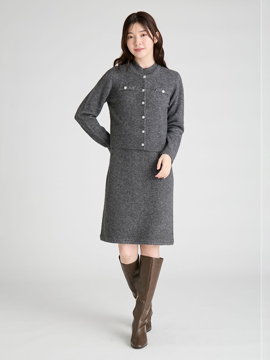 CELFORD「スパークルミニニットワンピースセット」|ワンピース|