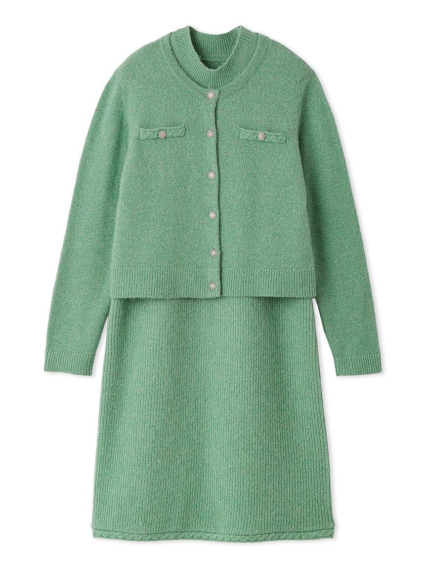 CELFORD「スパークルミニニットワンピースセット」|ワンピース|