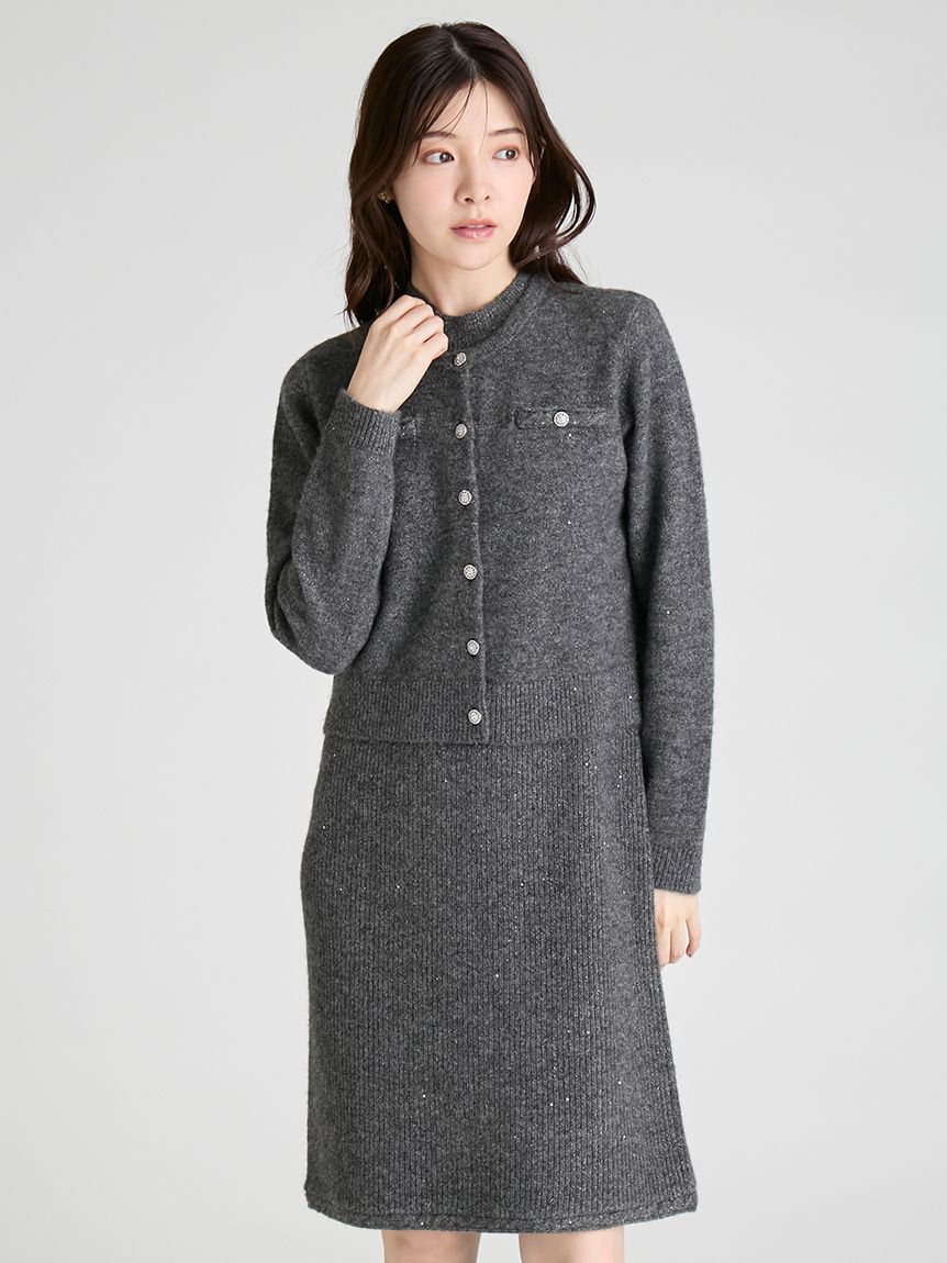 CELFORD「スパークルミニニットワンピースセット」|ワンピース|