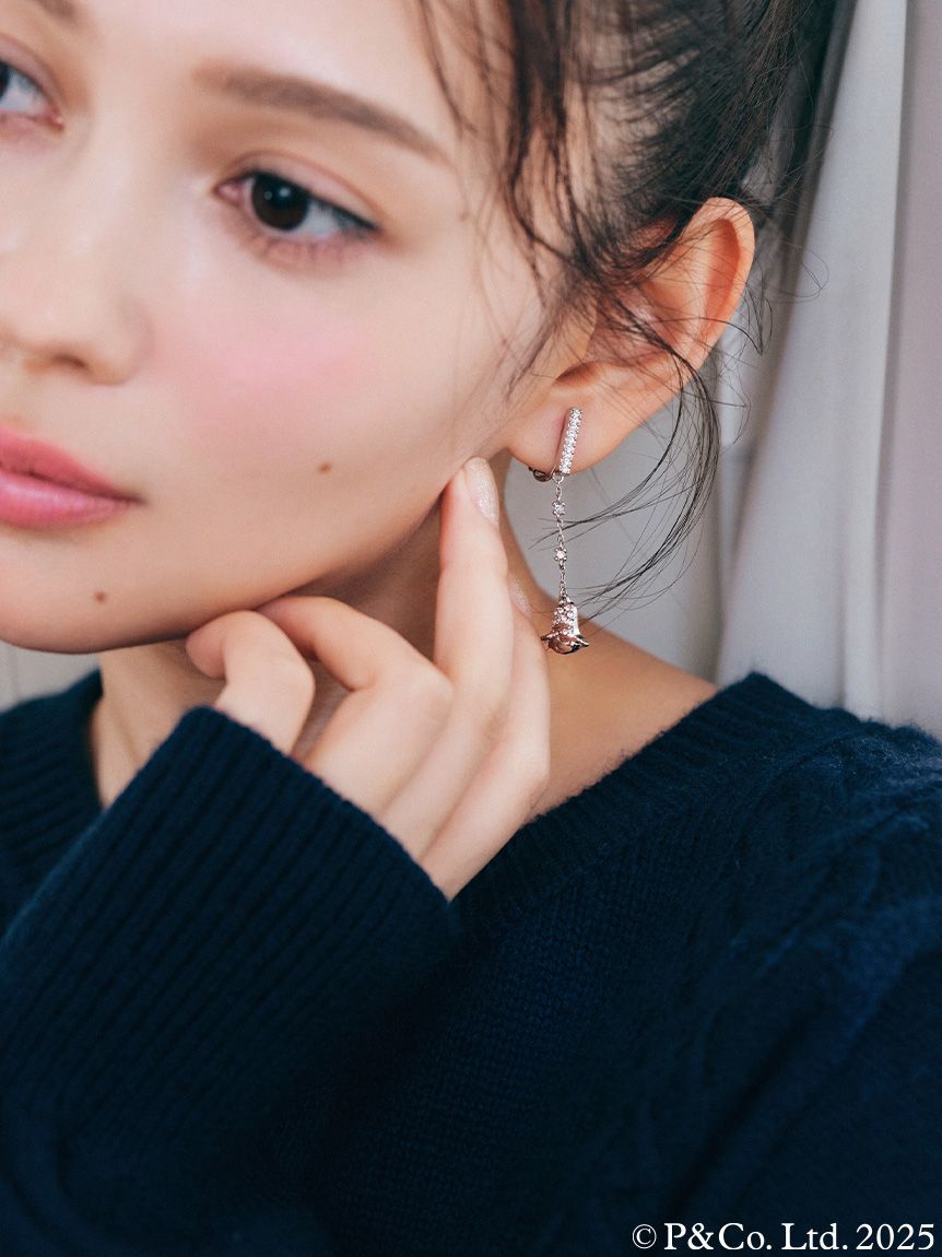 CELFORD「【パディントン(TM)&times;CELFORD】ビジューハットイヤリング」|イヤリング|