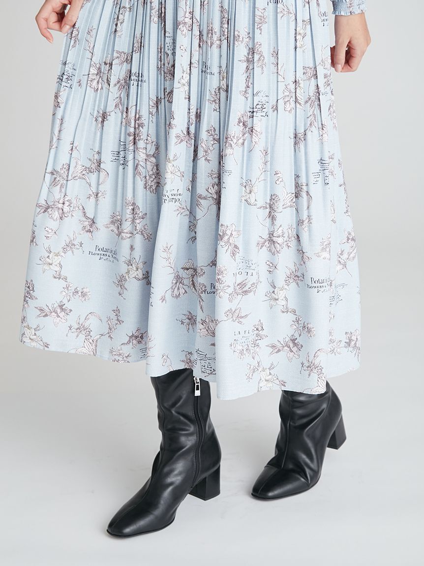 CELFORD「ボタニカルレタープリントワンピース」|ワンピース|