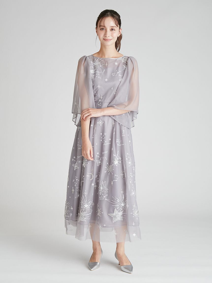 CELFORD「【YUMI KATSURA for CELFORD】コラボスターリーチュールドレス」|ドレス|