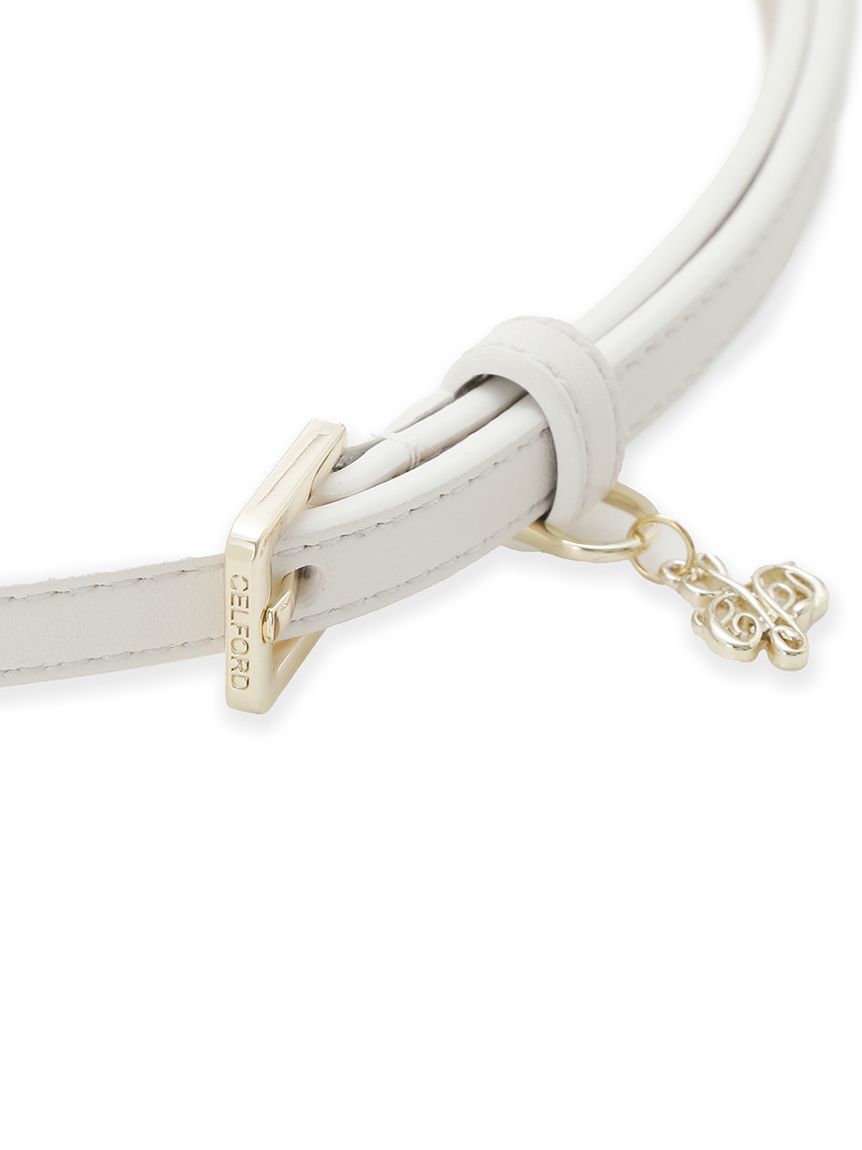 CELFORD「カリグラフィーチャーム付きナローベルト」|ベルト|