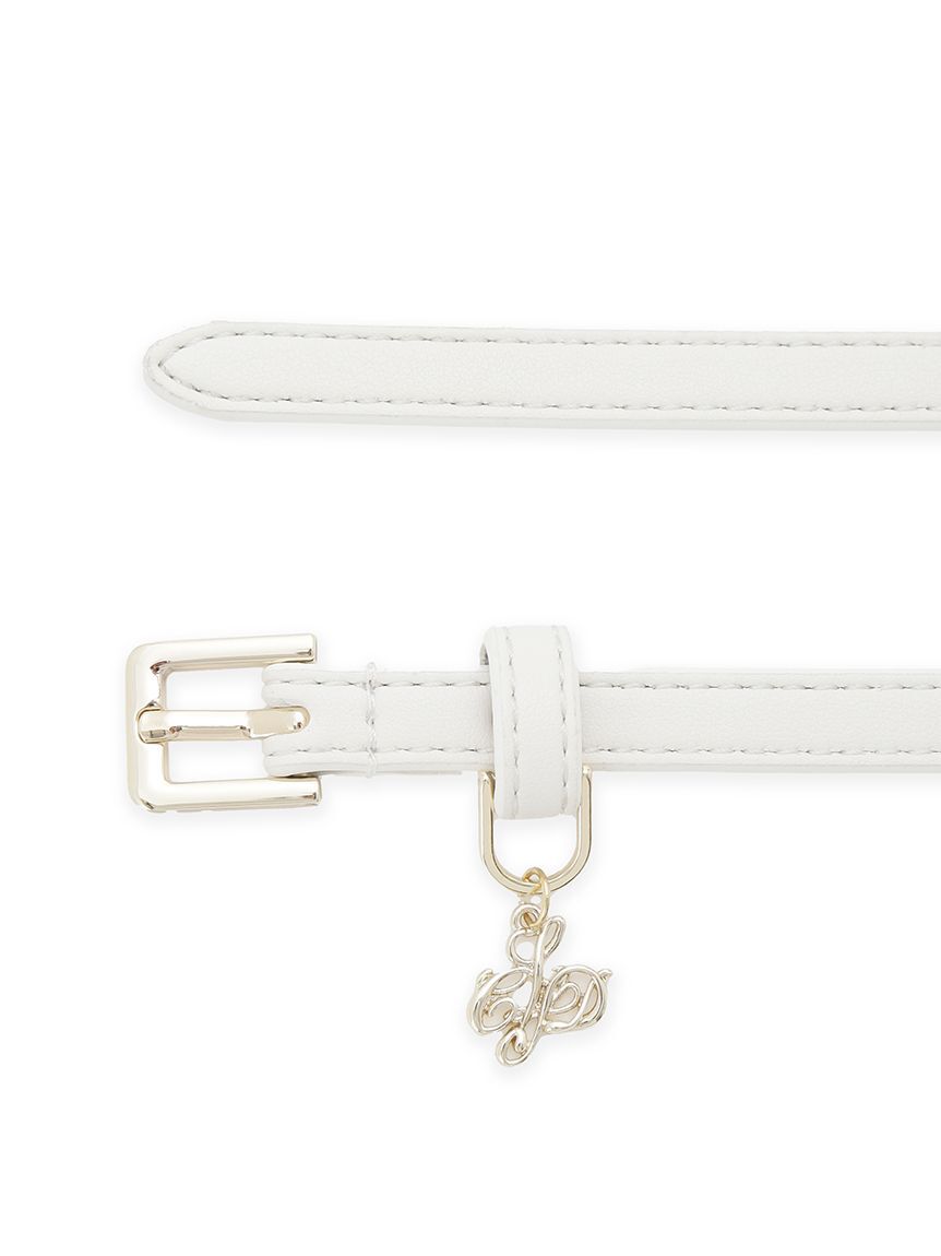 CELFORD「カリグラフィーチャーム付きナローベルト」|ベルト|