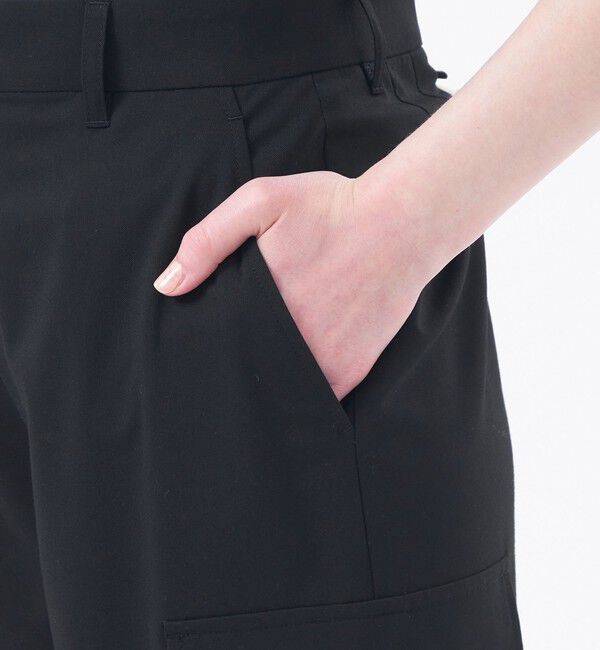 MACKINTOSH PHILOSOPHY「ストレッチツイルワイドパンツ」|カーゴ|