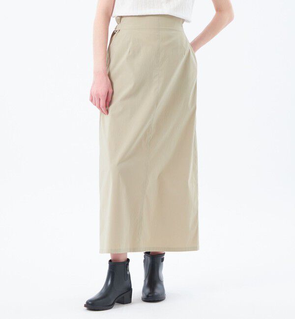 MACKINTOSH PHILOSOPHY「タイプライターロングレインスカート」|スカート|ベージュ