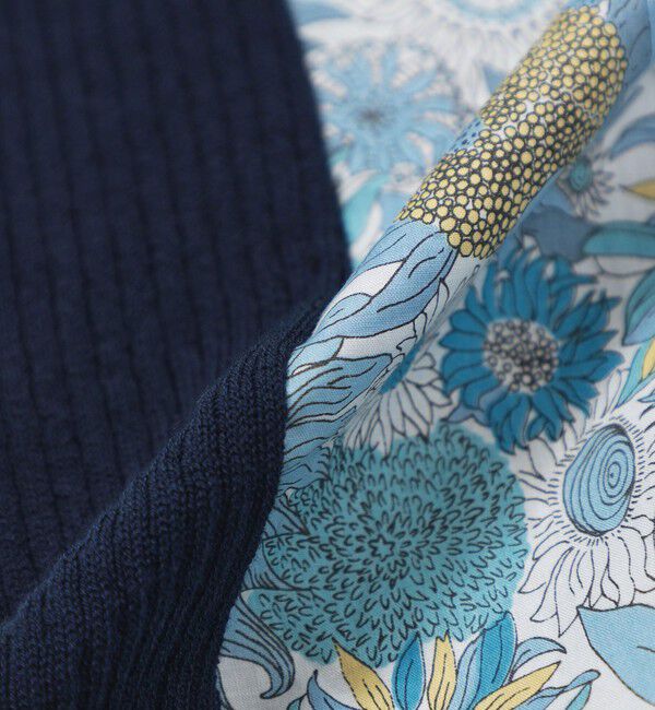 MACKINTOSH PHILOSOPHY「リバティコンビノースリーブポロニット」|ニット・セーター|