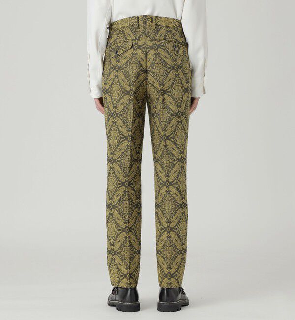  「【Education from Youngmachines】オーナメントジャガード スラックス」|スラックス|