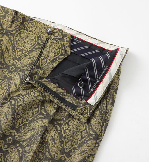  「【Education from Youngmachines】オーナメントジャガード スラックス」|スラックス|