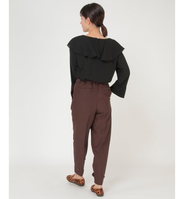 IKKA LOUNGE「ボリューム襟ブラウス」|シャツ・ブラウス|