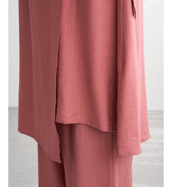 IKKA LOUNGE「【2点セット】冷感スラブワンピースセットアップ」|ワンピース|