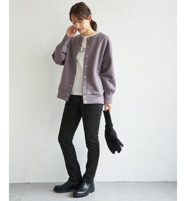 ikka「GOKU楽ダンボールカーディガン」|カーディガン|