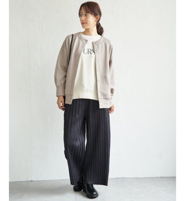 ikka「GOKU楽ダンボールカーディガン」|カーディガン|