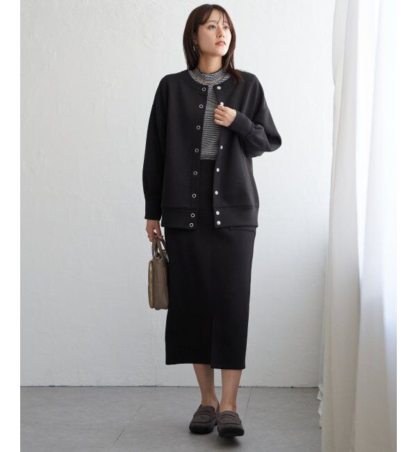 ikka「GOKU楽ダンボールカーディガン」|カーディガン|