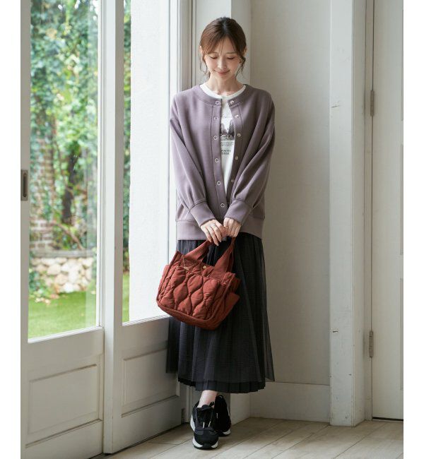 ikka「GOKU楽ダンボールカーディガン」|カーディガン|