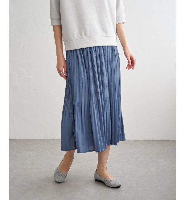 ikka「【2点セット】2WAYラメプルオーバー プリーツスカートセット」|ワンピース|