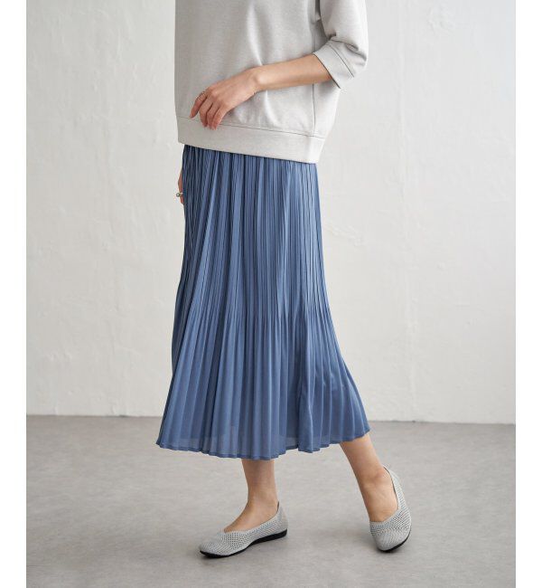 ikka「【2点セット】2WAYラメプルオーバー プリーツスカートセット」|ワンピース|