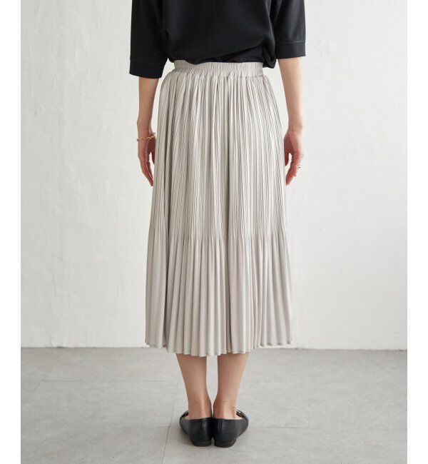 ikka「【2点セット】2WAYラメプルオーバー プリーツスカートセット」|ワンピース|