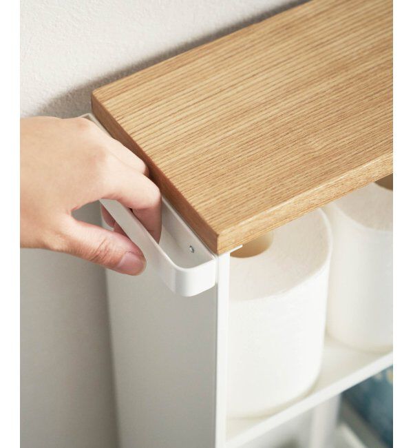 Lbc with Life「ハンドルツキスリムトイレラック　タワー」|トイレタリー・ランドリーグッズ|