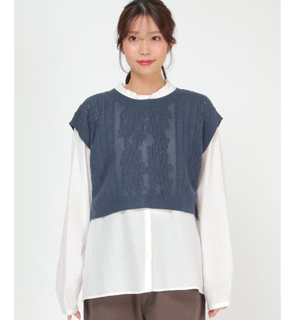 Lbc with Life「ニットベストワンピセット」|ワンピース|