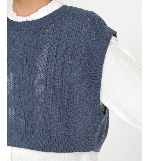 Lbc with Life「ニットベストワンピセット」|ワンピース|