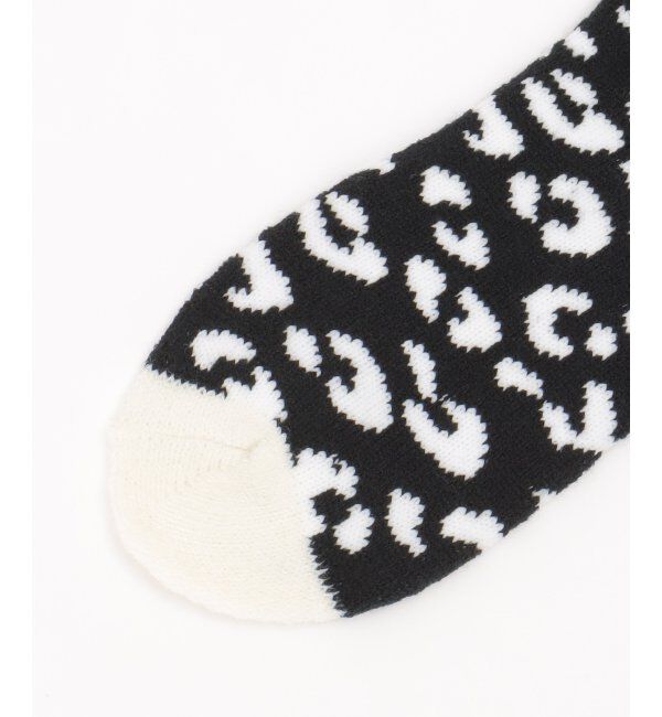 Lbc with Life「裏起毛ソックス レオパード」|その他|
