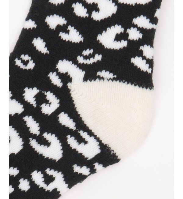 Lbc with Life「裏起毛ソックス レオパード」|その他|