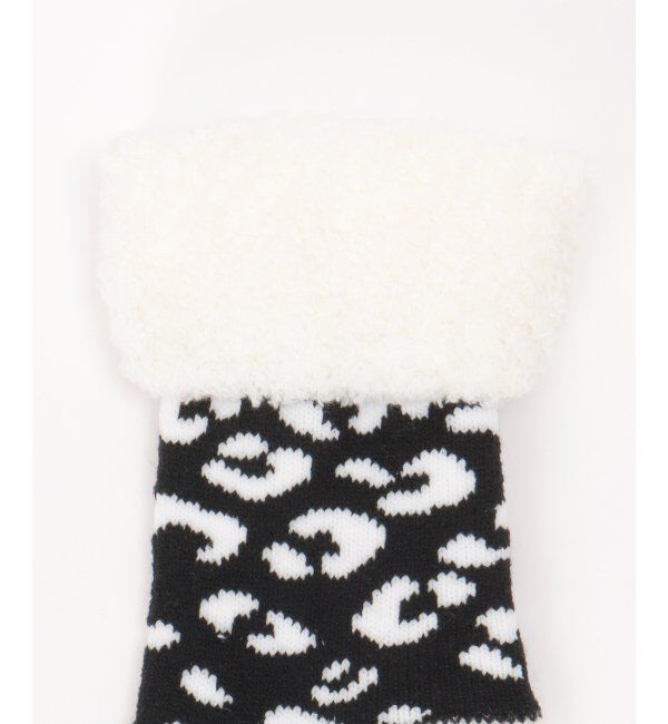 Lbc with Life「裏起毛ソックス レオパード」|その他|