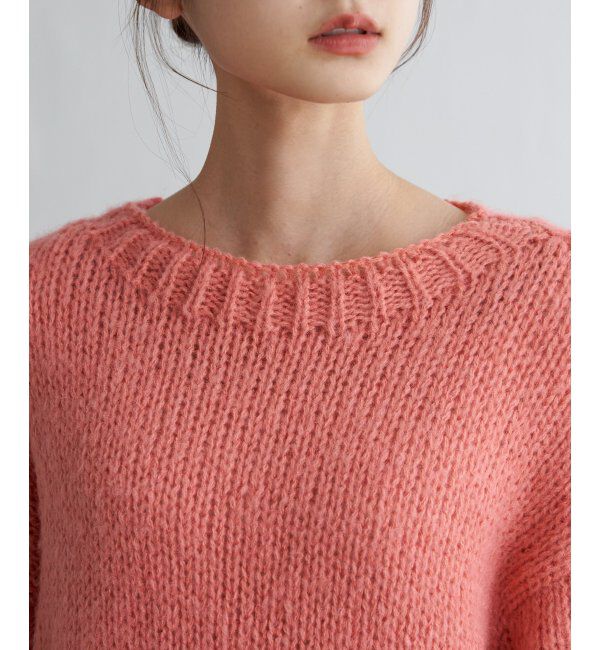 Lbc with Life「モヘヤタッチオーバサイズニット」|カーディガン|